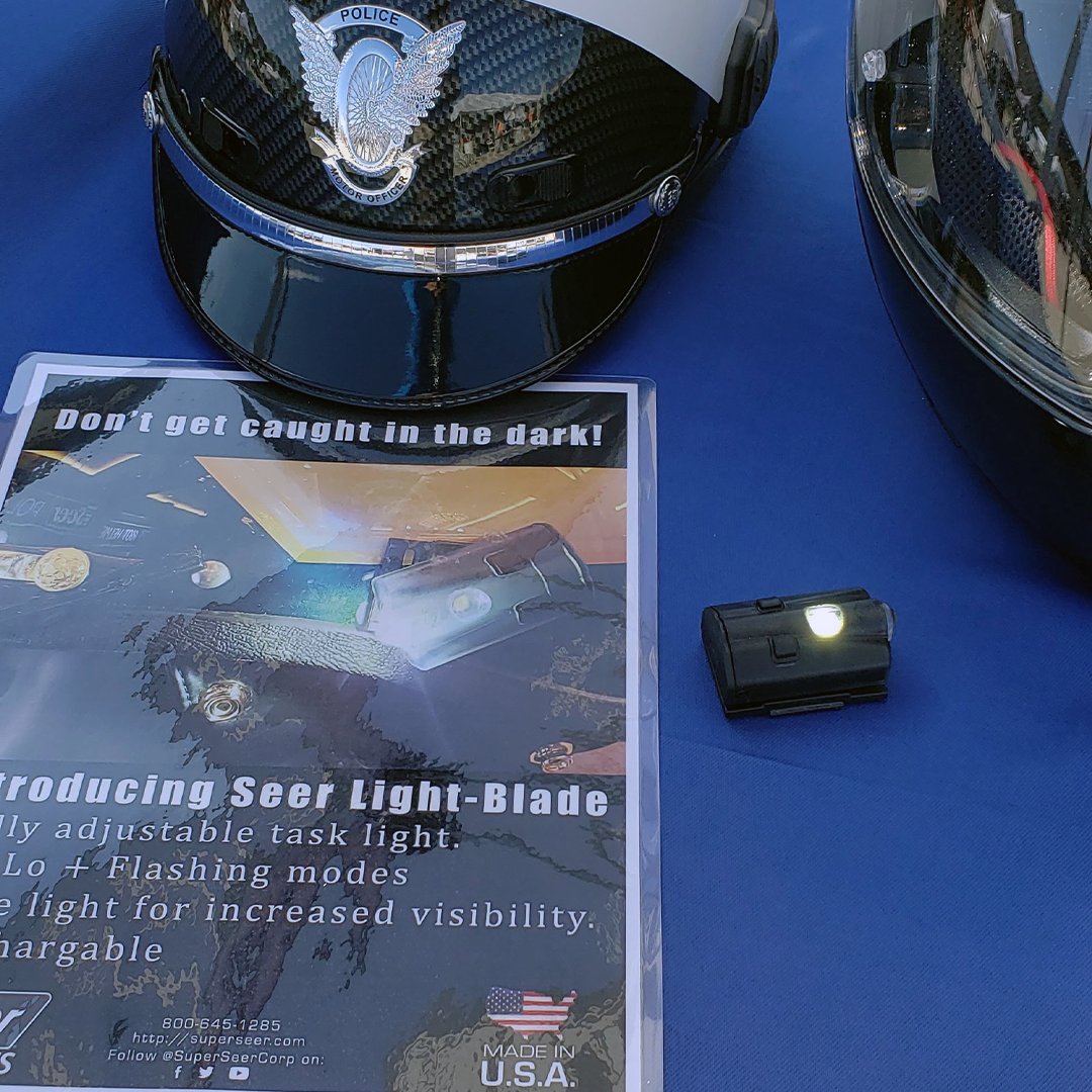 SuperSeerCorp's tweet photo. Super Seer is setup at @cotpmco. Stop by the Seer Helmets booth and get registered to win the following:
1) Free Seer Carbon Fiber Half-Helmet
1) Free HJC Carbon Fiber Modular Helmet
#cotpmco #seerhelmetsonduty #policemotorcycle #policemotorcyclecompetition https://t.co/nQDvXgwpyO