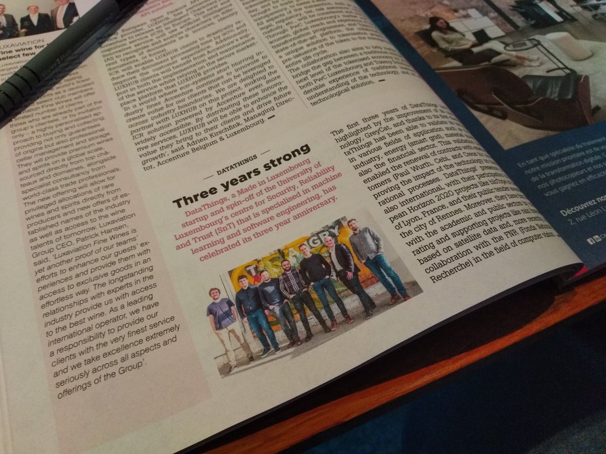DataThingsLu's tweet photo. Data Analytics and Machine Learning cowboys are in March-April edition of Merkur @ccluxembourg #MadeInLuxemboug #MakeItHappen #AI #ML #Industry40 https://t.co/DqZ0j5DDcn
