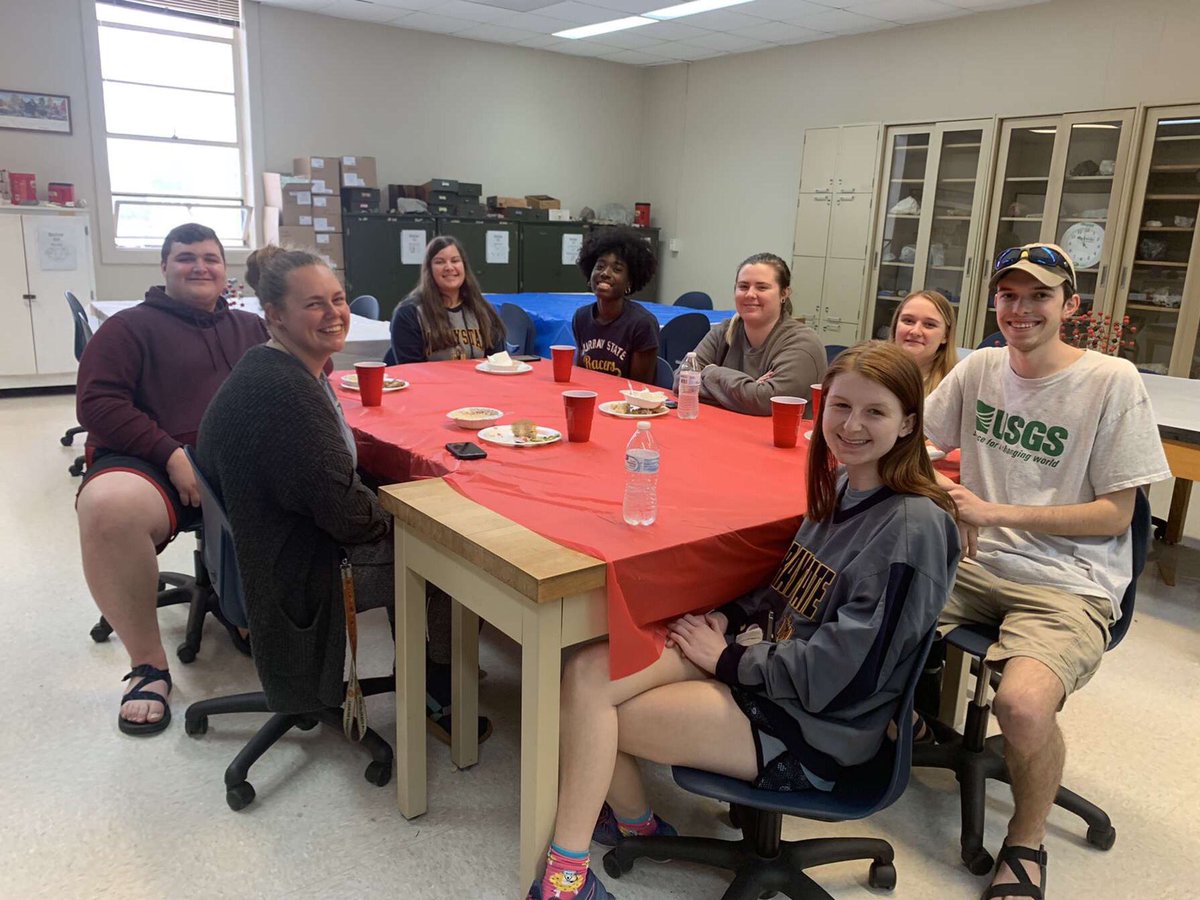 MurrayStateGSC's tweet image. Midterm potluck!