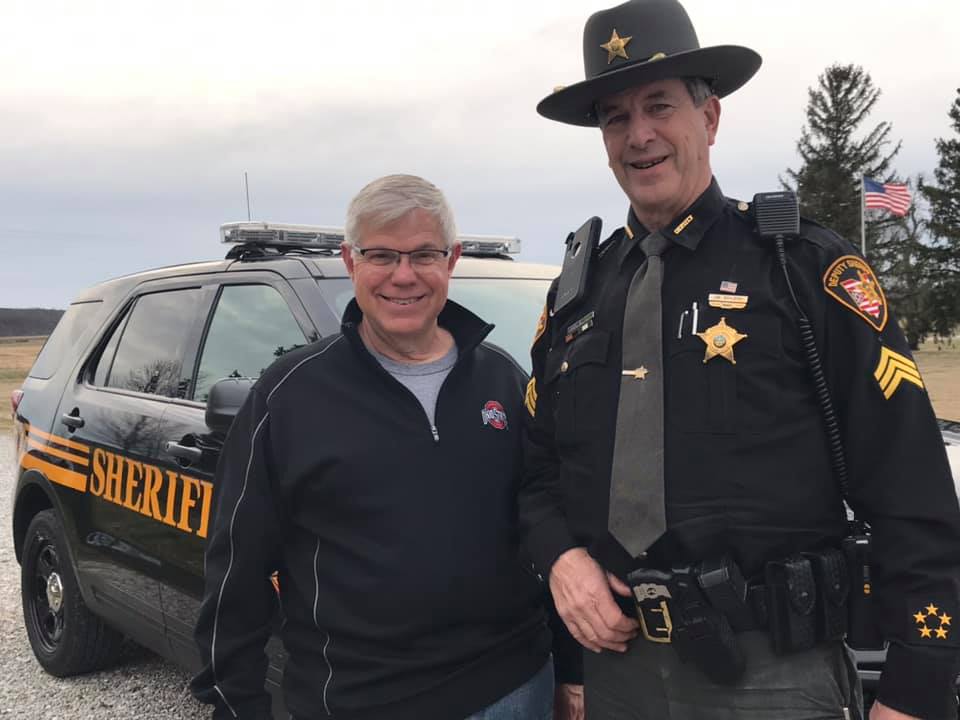 RepGaryScherer's tweet photo. Thank you to Pickaway County Sheriff Rob Radcliff and Sgt. John Schleich for the ride-along last night, I learned a lot! Thanks for all you do!!! https://t.co/YlII34rB1J