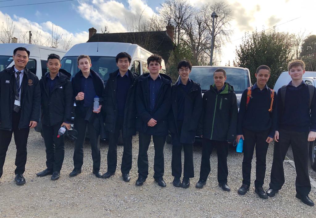 SherborneMaths's tweet photo. Boys off to the Millfield Team Maths Challenge- which they won! #SherborneAcademic #education #learning #Winning https://t.co/CUxqMW5LO3