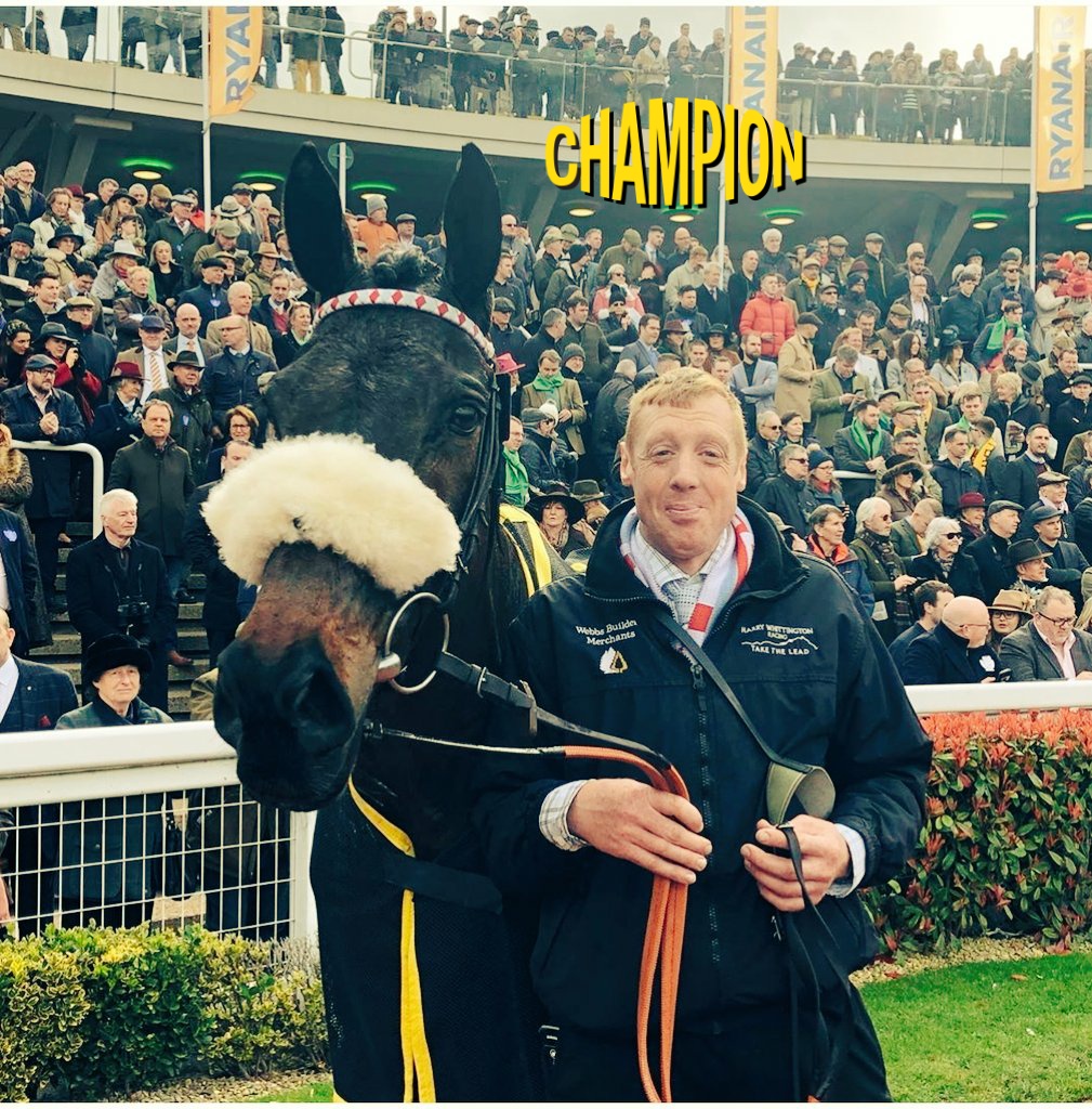 BuzJay's tweet photo. So proud of my Saint Calvados... 
#horseOfMyLife #BuzzPower #ForYouDaddy 🤩
Congrats @Harry_Whitt 👌 @racingblogger @CharlyMilpied @CheltenhamRaces @Ikarine https://t.co/L5qYOkTi5b