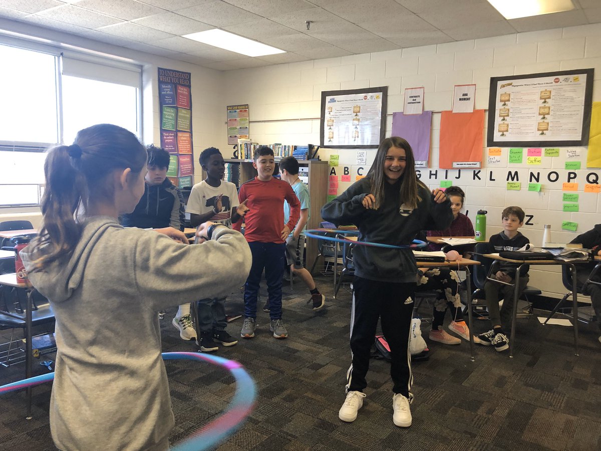 Learning how to hoola hoop by using chronological order and sequence. We also learned cause and effect/problem and solution when you’re not very good at it!