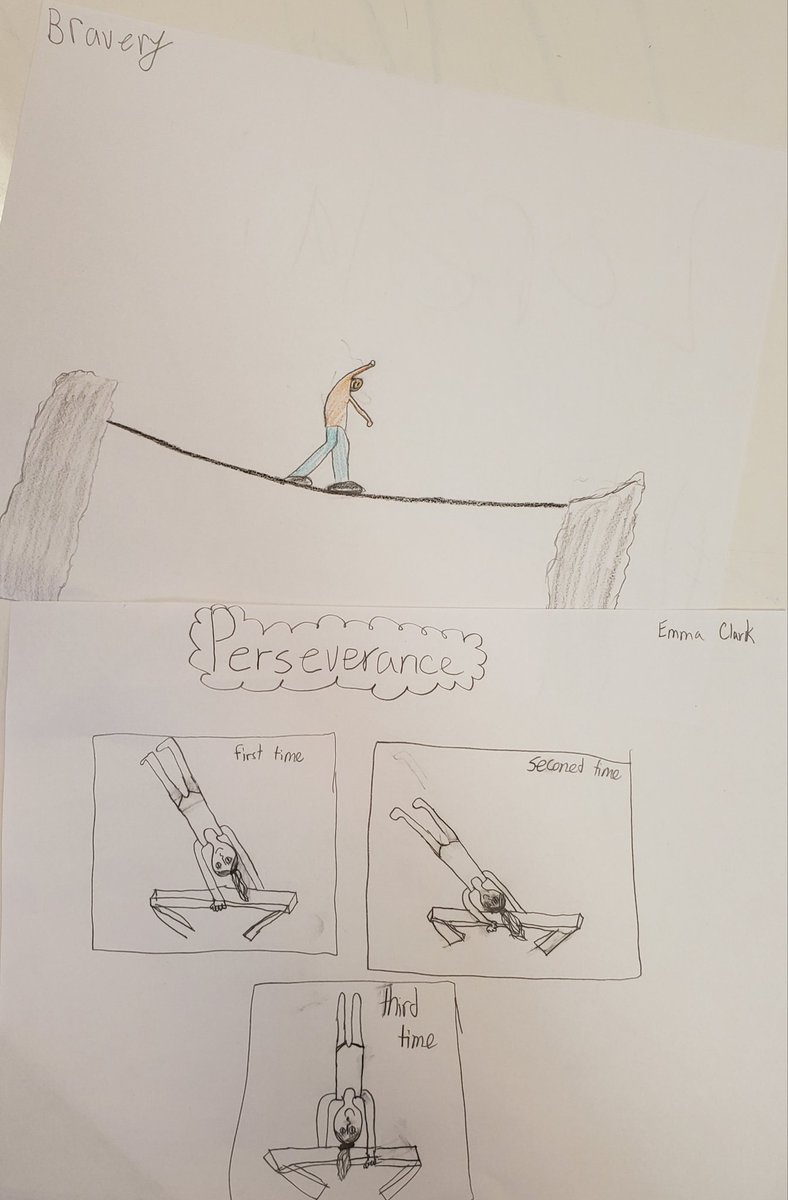 Studying theme in #5thgrade &amp; it's difficult! We're trying all kinds of ways to show what we know. These theme pictures are a new, INNOVATIVE way to picture what theme means! <a href="/LampasasKWE/">Kline Whitis Elem</a> #thinkbiglisd