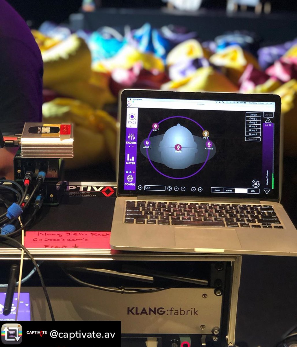 KLANGtec's tweet photo. KLANG:spotted | KLANG:fabrik and SD11 teaming up to deliver an immersive storytelling experience.
#klangtechnologies #digico #sd #sd11 #integration #immersiveinearmixing #immersive #binaural #virtualreality #vr #inear #monitoring #proaudio #gear #future https://t.co/S849NTzjCY