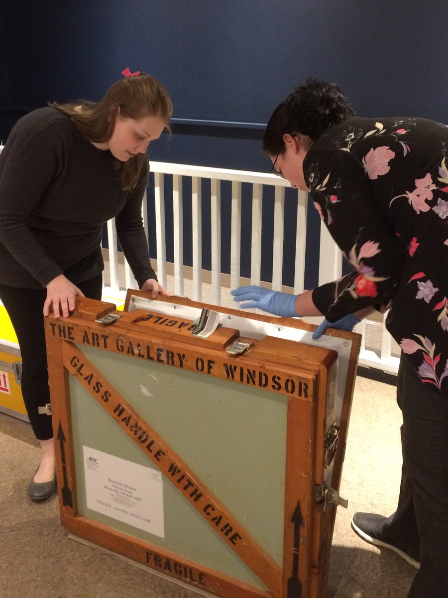 BrockvilleMus's tweet photo. Another big day as a second delivery of paintings arrive for our much anticipated exhibit, "Painting Picnic with Prudence Heward" Mar 31-Oct 9
@TotalFineArts @aeartcentre @AGW401 @mcacgallery @mbamtl #CanadianArt #BeaverHall #PaintingPicnic #PrudenceHeward #ClearlyBrockville https://t.co/Sq23W7kEIY