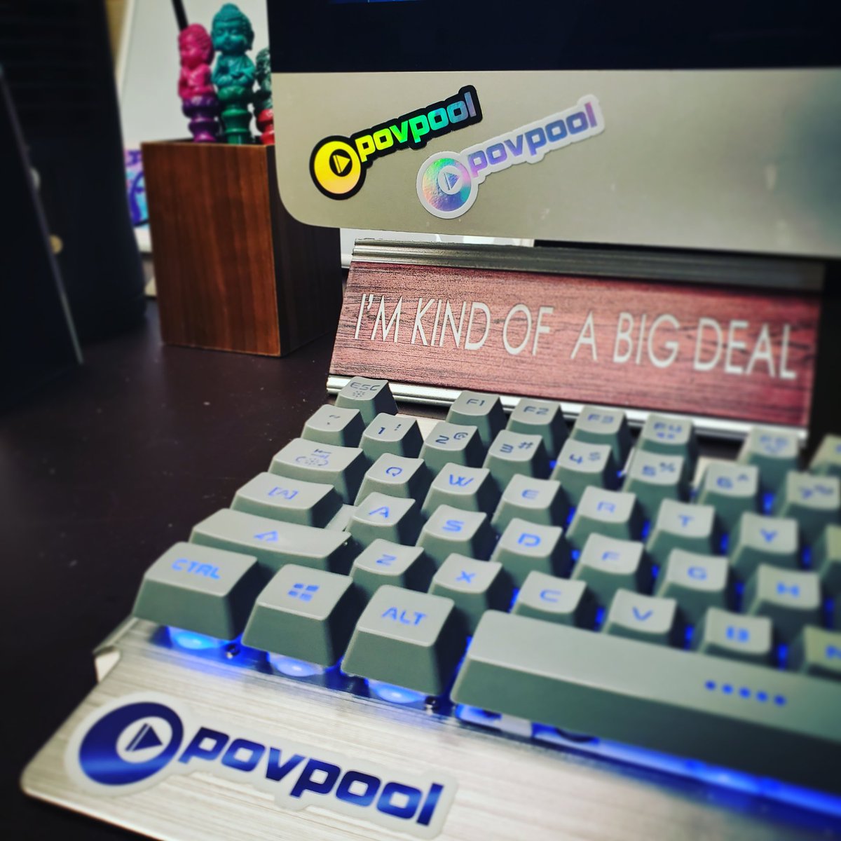 Gerri_Thibodeau's tweet photo. Obsessed with the holographics!!! @stickermule #povpool #stickermule #holographicstickers https://t.co/q6e98ddtgq