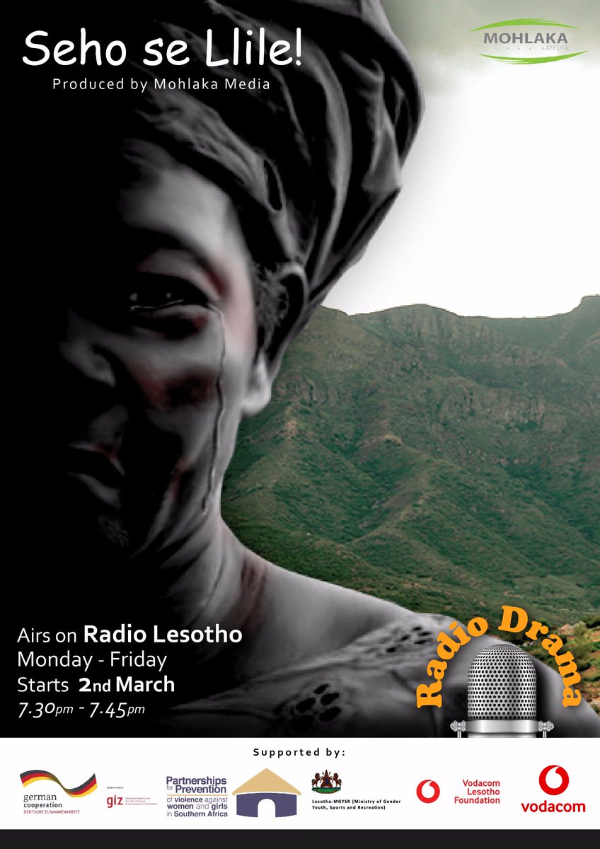 StatikPowerProd's tweet photo. Catch the thrilling radio drama, Seho se Llile weekdays on Radio Lesotho at 7.30pm.

Get your posters done by us, contact us now and find out about our new prices ✌ https://t.co/eknzFOtgCX