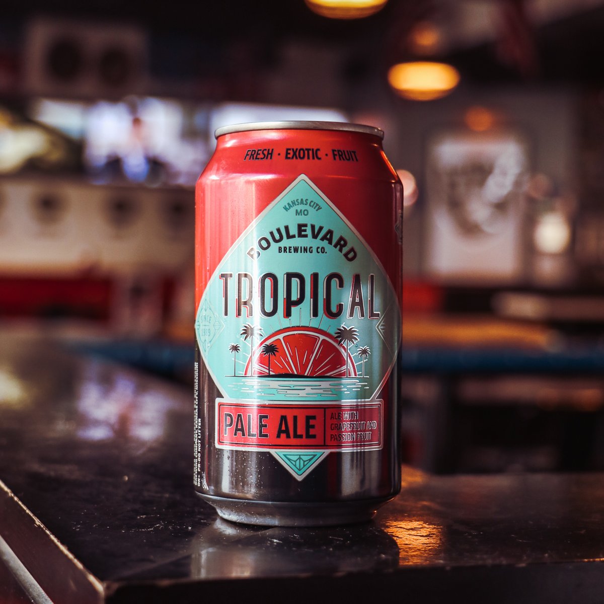 ameriCANbarLV's tweet photo. Make today a tropical one! A pale ale by @Boulevard_Beer filled with grapefruit and passion fruit flavors. https://t.co/GtF58DM8Z7