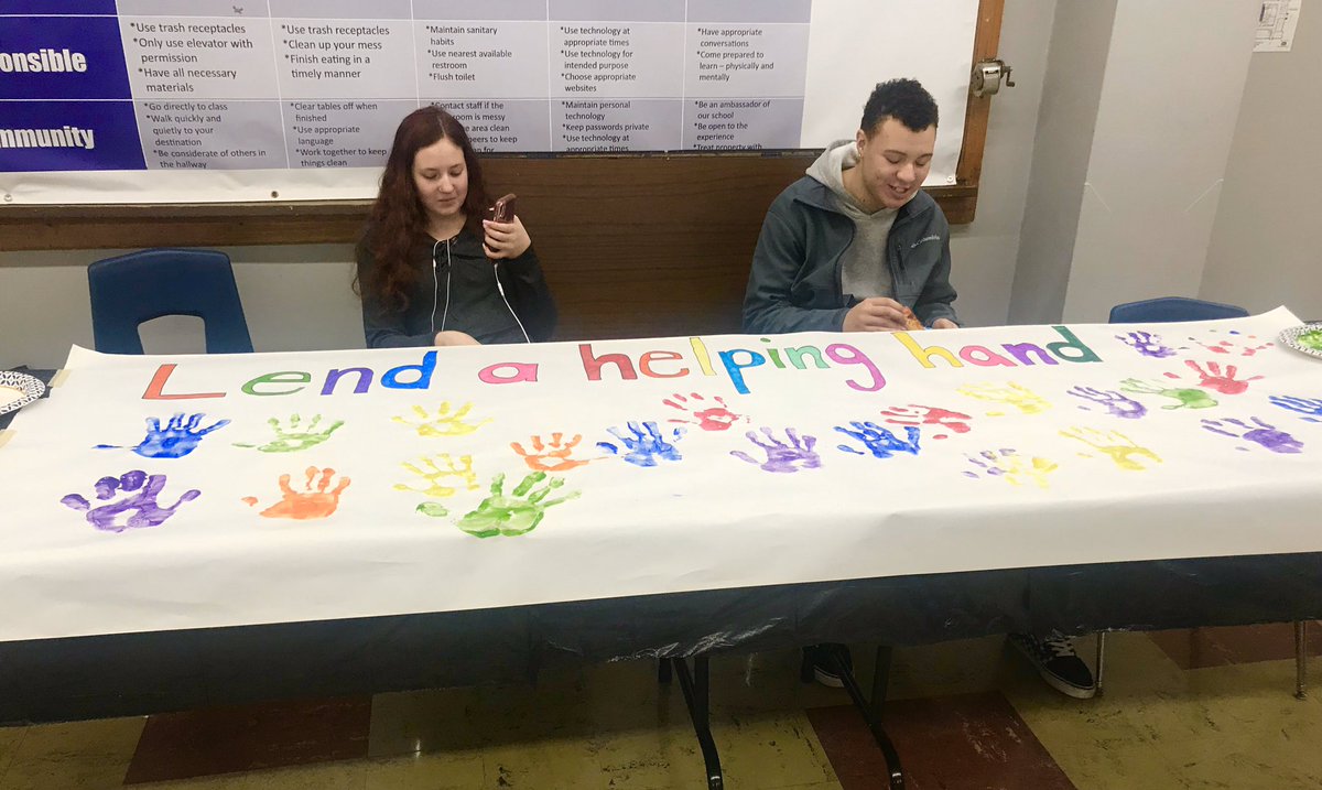 Always willing to lend a helping paw, especially during Hope Week!