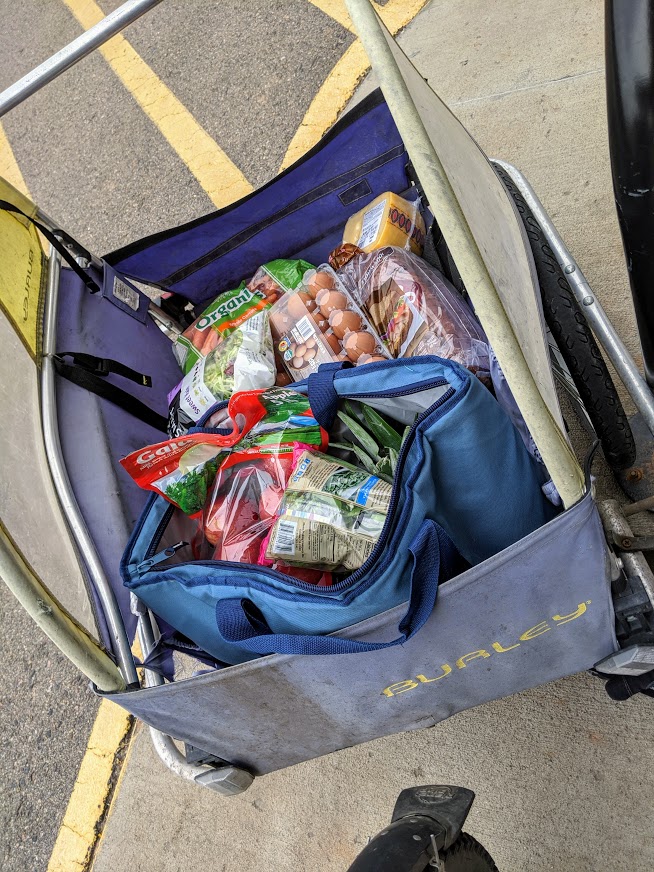 mrmoneymustache's tweet photo. Luckily there was no shortage on the things that actually ARE useful for flu prevention or recovery...  

And I was SHOCKED to see huge car lineups but I had the bike rack all to myself yet again. The nation's Pandemic of Irrationality remains unchecked. Sigh. Stay healthy! https://t.co/E0gn567nOi