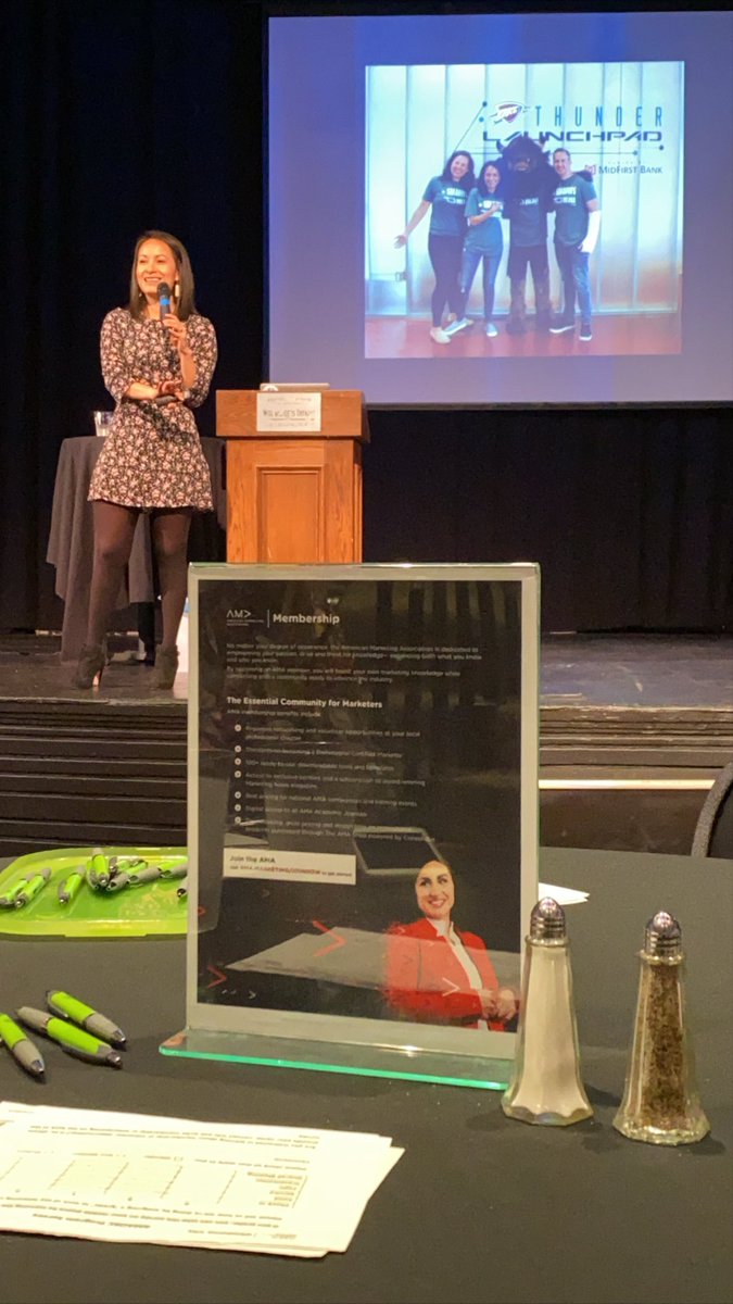 VallianceBank's tweet photo. Lunch with @amaokc &amp; @Erikals7 Erika Lucas, Founder of @stitchcrew &amp; The Thunder Launchpad! #amaokc #beatrailblazer #vbank https://t.co/r2LNIPe6HI