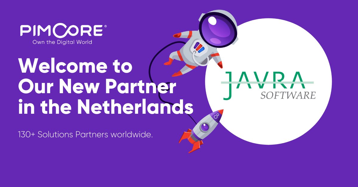 pimcore's tweet image. We welcome @JavraSoftwarebv from Netherlands as our solution partner. Know more. bit.ly/39MXK7U #PimcorePartner #digitalagency #datamanagement
