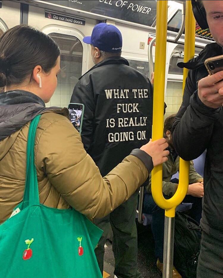 PadmaLakshmi's tweet photo. The mood in NYC: https://t.co/QeLrz2F2H1