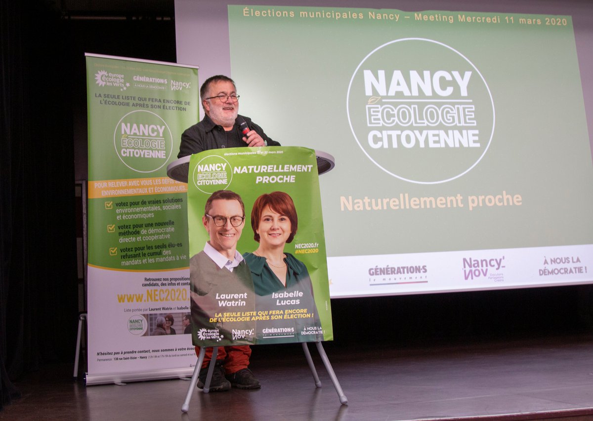 NEC_2020's tweet photo. Retour en images sur notre meeting d'hier soir
#NEC2020 #Nancy #Municipales2020 https://t.co/JSEYOKfLTy