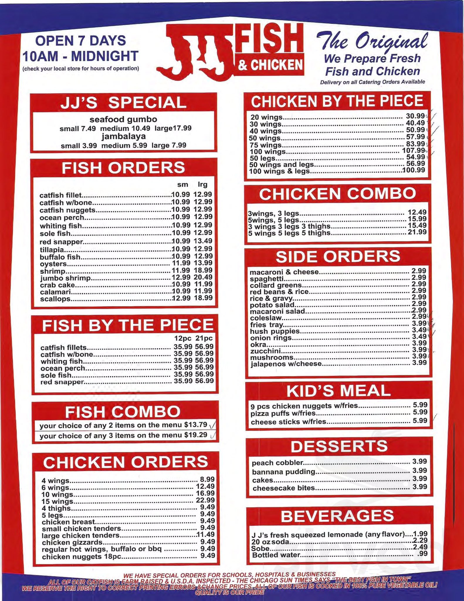 Jj's chicken near me deals