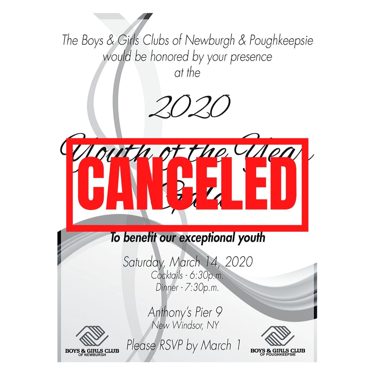 PPAA_pk's tweet photo. The Boys &amp; Girls Club of Newburgh's Annual Youth of the Year Gala 2020 has unfortunately been canceled.

See below for further details. https://t.co/hWZPVptEfC