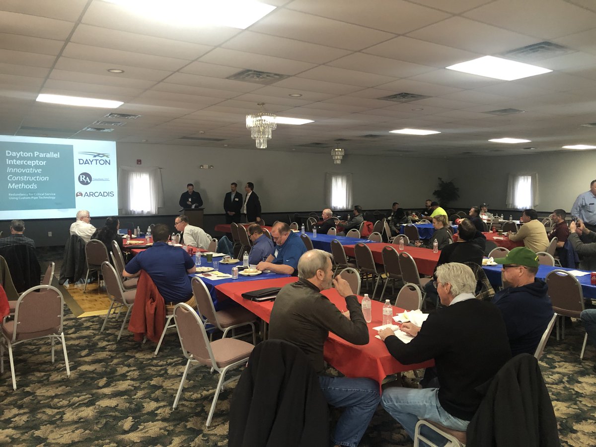 SWOWEA's tweet photo. We have a brave crowd here at SWOWEA. Full house at the March Section Meeting. Thanks to @cityofdayton for the site tours. https://t.co/jfZU15QYMp