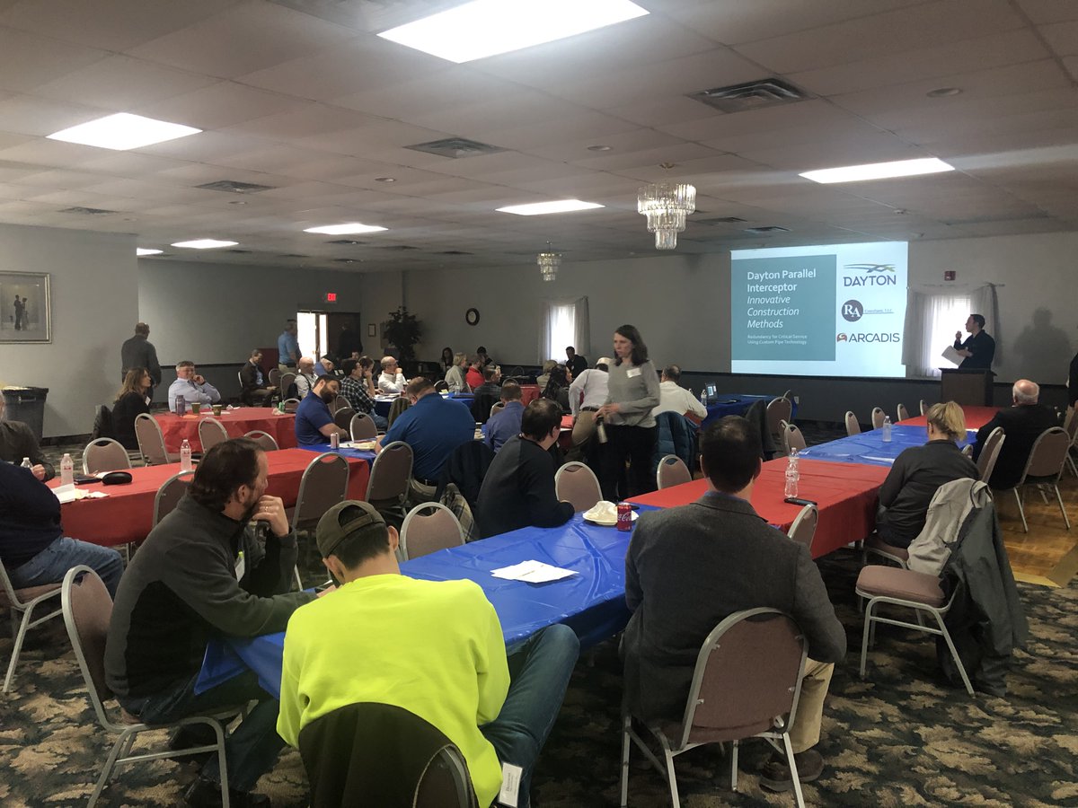 SWOWEA's tweet photo. We have a brave crowd here at SWOWEA. Full house at the March Section Meeting. Thanks to @cityofdayton for the site tours. https://t.co/jfZU15QYMp