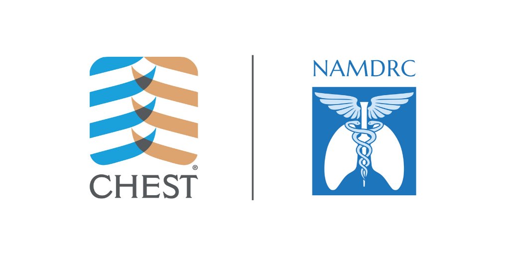 accpchest's tweet photo. The National Association for Medical Direction of Respiratory Care (@joinNAMDRC) and CHEST jointly announce intent to combine operations.

Read the press release here: https://t.co/TPpcP18pvc https://t.co/VVbRwliKAv