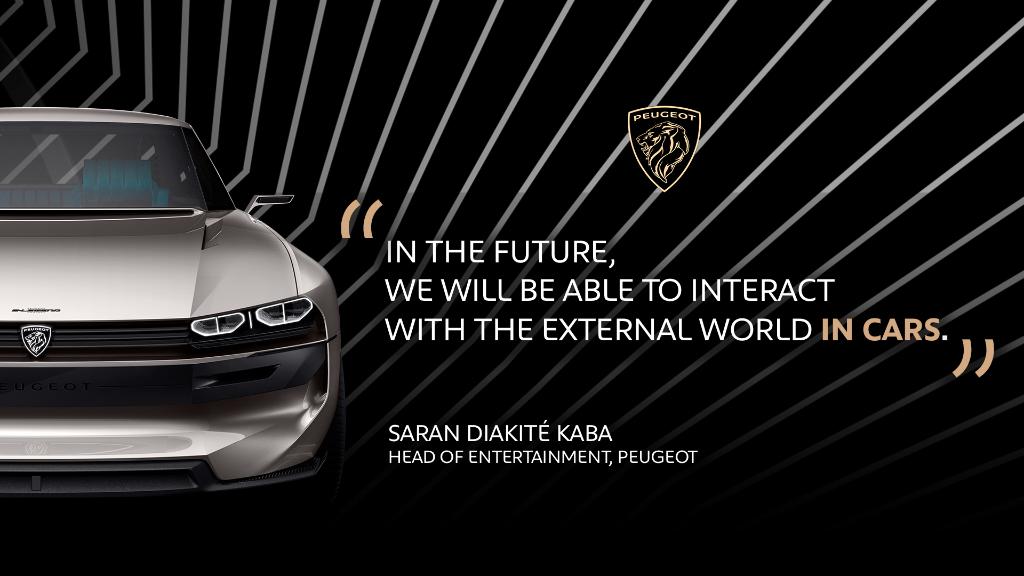 PeugeotUK's tweet photo. Interaction with cars has just reached a whole new level. #UnboringTheFuture https://t.co/ePD2CyFN8e