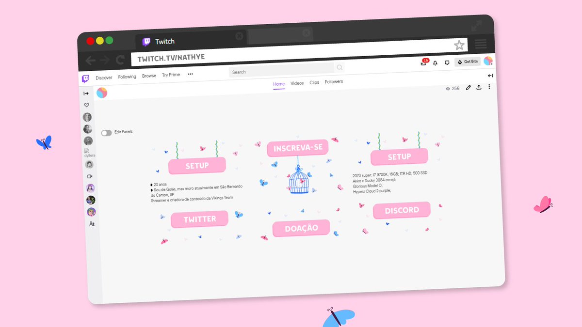 mawstudio's tweet photo. Vem conhecer o Stream Concept suuper fofinho que a gente criou para a @Nathyetcheca! O link do projeto completo está no próximo Tweet.
Fav's & RT's apreciados 💕
#mawstudio #streamconcept #twitch #design 💫 https://t.co/mbzLvk04Wn