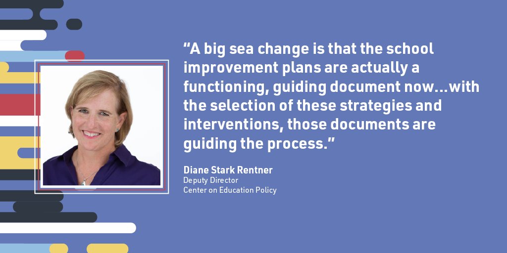 CEPDC's tweet image. On our recent webinar with @All4Ed, Deputy Director @diane_rentner shared some of her insights into ESSA based on our research. Watch the full discussion: all4ed.org/webinar-event/…
