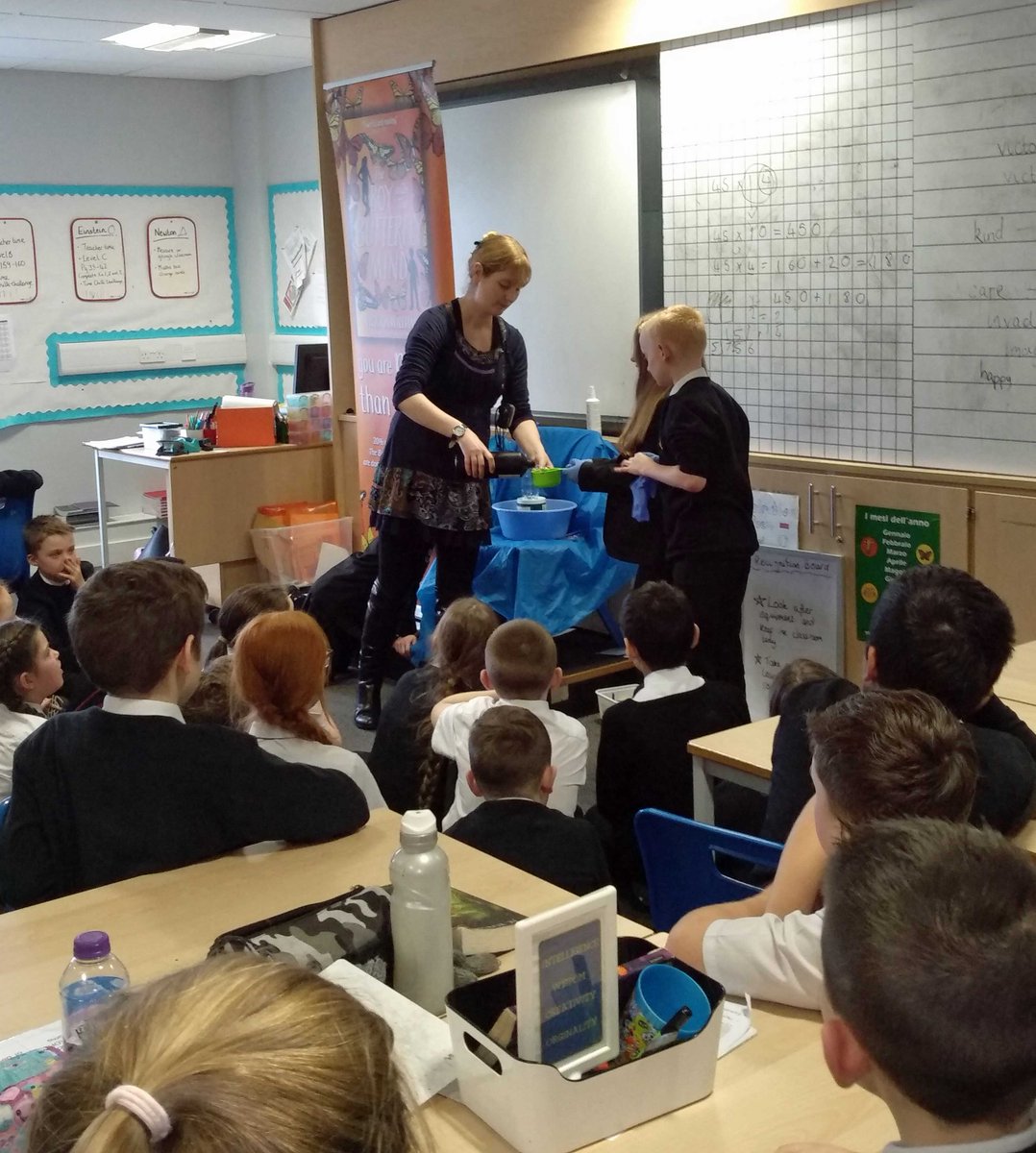 strangelymagic's tweet image. Thanks to @StMarksPrimary1 for inviting me to talk to the P6s and P7s about The Boy with the Butterfly Mind today, I really enjoyed discussing the plot, characters and ADHD issues, and trying out some science experiments with the pupils for British Science Week! @ScienceWeekUK