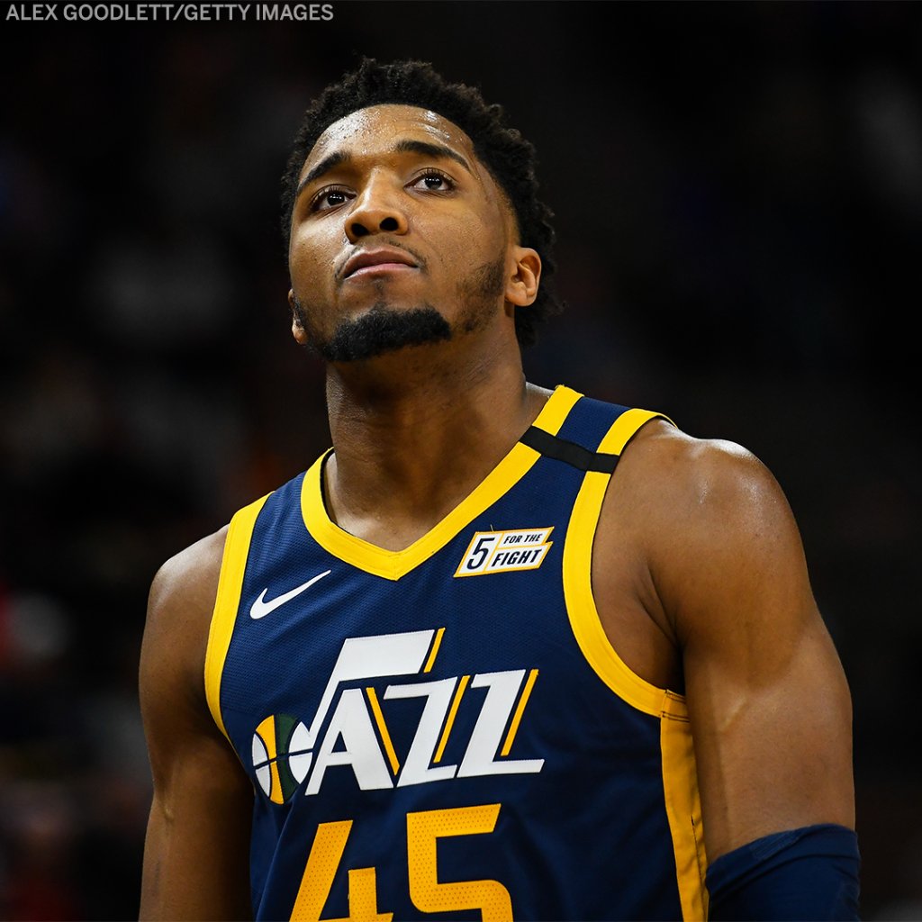 espn's tweet photo. Donovan Mitchell provides an update on his health after testing positive for coronavirus. https://t.co/FOqirLvVw4