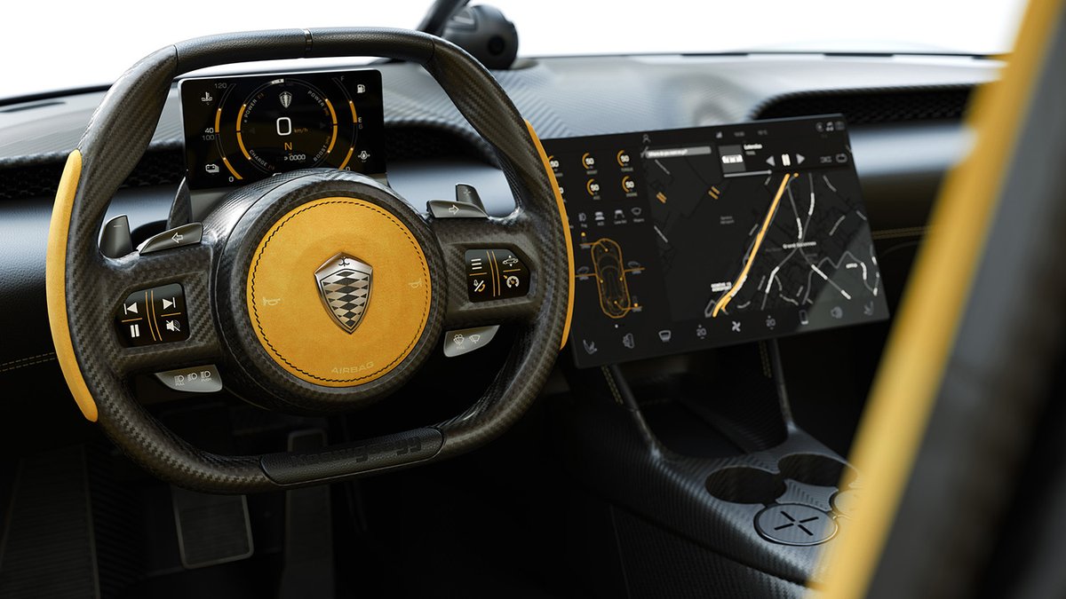 wylsacom's tweet photo. Koenigsegg Gemera. 😍🙀
Это не прототип. Настоящий «серийный» автомобиль.
Подстаканники, 4 места и 1700 сил. https://t.co/yGxy8HTCrE