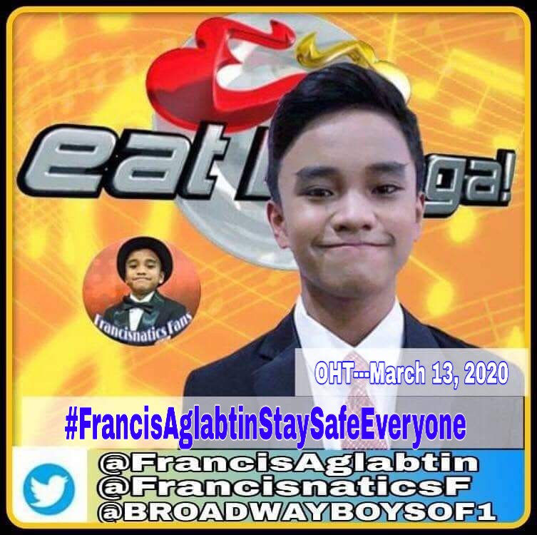 FrancisnaticsF's tweet photo. #FrancisAglabtinStaySafeEveryone
INGAT INGAT PO TAYONG LAHAT....
@FrancisAglabtin @Lloyd55221810 @AmparoBursoc @biboynatic24 @francismylabz @Ofelia_DP @cthrnsntsqn30 @ReinaGuerra27 @ventura_jinky @LourdesSubala @MyBebeFrancis @jamt035 @amrijang28 @Corn2429 https://t.co/NolDiJPEux