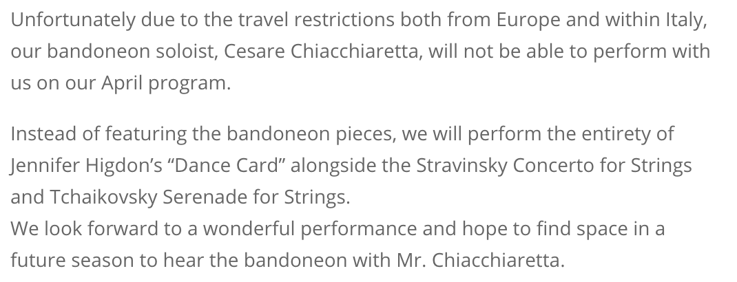 The Chamber Orchestra of Philadelphia tweet media