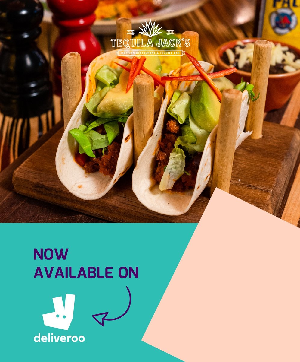 Delicious Mexican dishes delivered right to your doorstep with deliveroo!!!

Order Online at
deliveroo.ie…/cork/tequila-jacks-mexican-restaurant