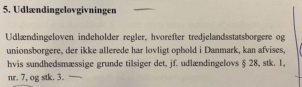 AdsbolAdsbl's tweet photo. Vi skal passe på smitte og derfor skal udlændingeloven også i brug, og Danmark skal afvise mennesker ved grænserne, der ikke har lovligt ophold i Danmark #dkpol  #lovforslag https://t.co/F7iE7GI6Yt