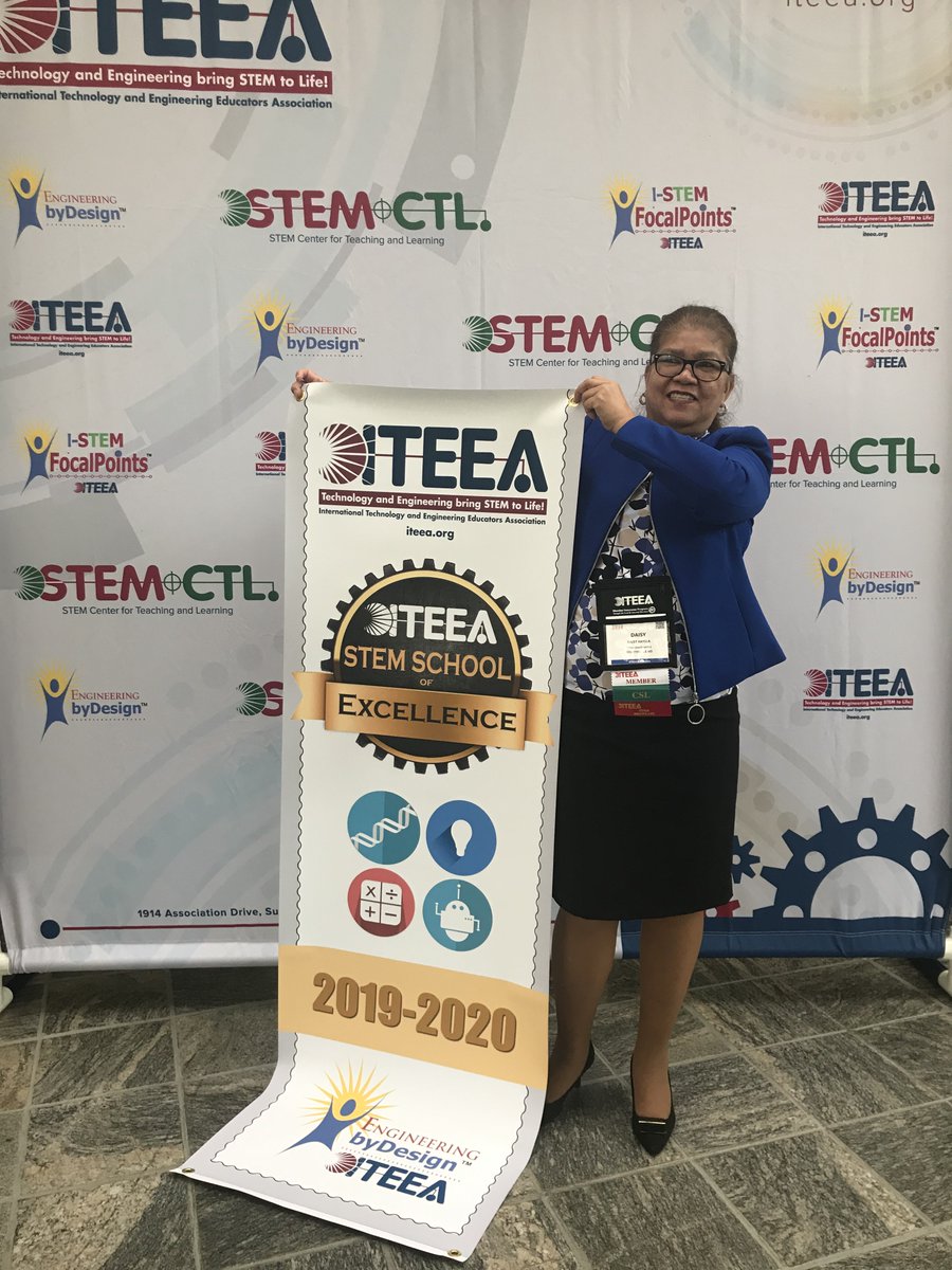 DaisyRayela's tweet photo. #ProudPGCPSSTEMSchool Thomas Johnson MS in Lanham, MD  was recognized with an international award as  "ITEEA STEM SCHOOL OF EXCELLENCE" by the International Technology &amp; Engineering Educators Association (ITEEA) during the ITEEA Conference held at the Baltimore on March 12, 2020. https://t.co/knC6k13XUD