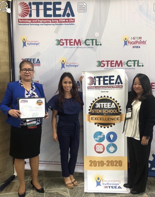 DaisyRayela's tweet photo. #ProudPGCPSSTEMSchool Thomas Johnson MS in Lanham, MD  was recognized with an international award as  "ITEEA STEM SCHOOL OF EXCELLENCE" by the International Technology &amp; Engineering Educators Association (ITEEA) during the ITEEA Conference held at the Baltimore on March 12, 2020. https://t.co/knC6k13XUD