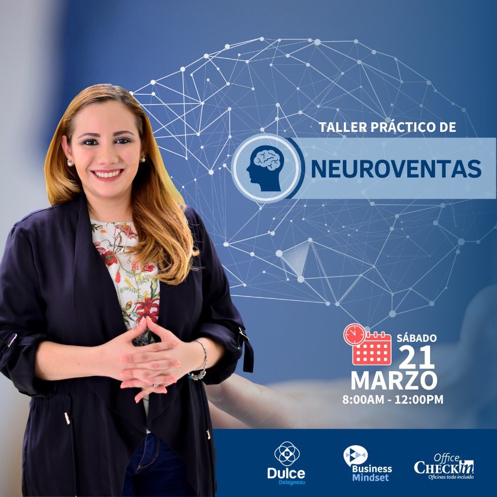 CheckinOffice's tweet photo. Aprende Herramientas prácticas basadas en Neurociencias para diseñar mejores estrategias y discursos de ventas que aumentará tus resultados.

En nuestro próximo Taller Práctico de Neuroventas aprenderás: 
✅Como funciona la mente de tu cliente en la toma de decisiones https://t.co/fcyWIxLqGH