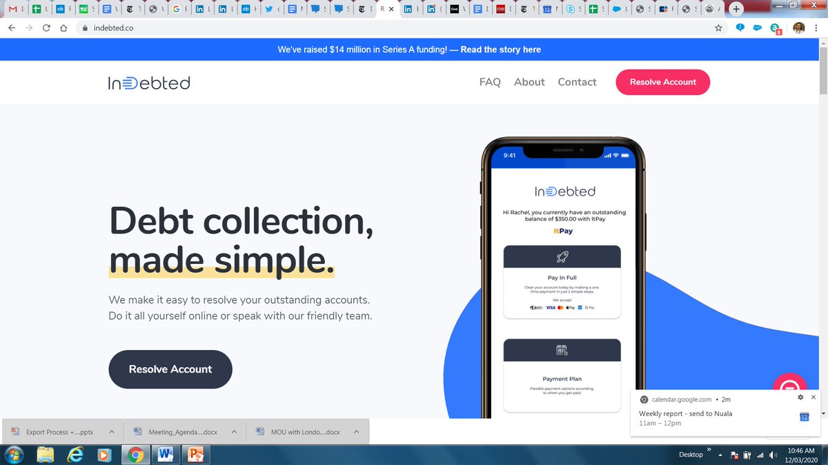 Congrats to Sydney based <a href="/InDebtedHQ/">InDebted</a> who made the <a href="/crunchbase/">crunchbase</a> list of Hottest Tech Startups in 2020!