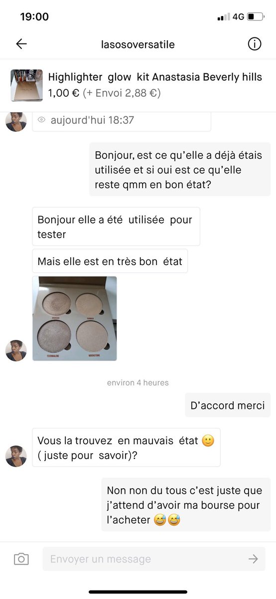 ydlmmk's tweet photo. Je suis rarement tomber sur une personne aussi gentille, elle m’a fais économiser une palette neuve de 50 bal + des petits cadeaux dans le colis😭❤️❤️❤️❤️ https://t.co/YVUKhz1iYr