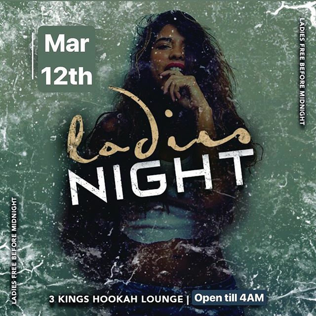3KHLSD's tweet photo. Rain or shine there’s one spot in the city that delivers nightlife like no other. Ladies Night THURSDAYZ at the W🌍RLD FAMOUS @3kingshookahlounge starting at 9PM. Ladies Free before Midnight.

#NOTYOURORDINARYHOOKAHLOUNGE™️. https://t.co/IeNHj7X7LF https://t.co/esKDBOvXmU