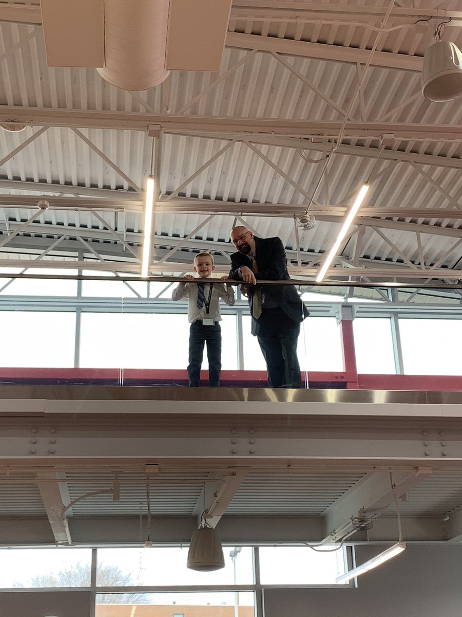 Supt for a day Rhett Pace running the show! #MineolaProud