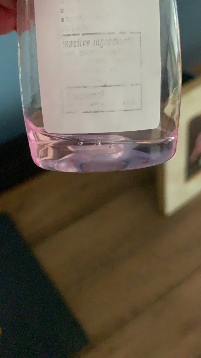 JessicaRaywood's tweet photo. Only sanitizer left in the house. We’re all doomed. https://t.co/lHtPM8ijzS