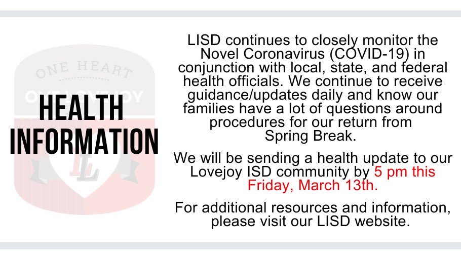 Lovejoy ISD (@lovejoyisd1) on Twitter photo 