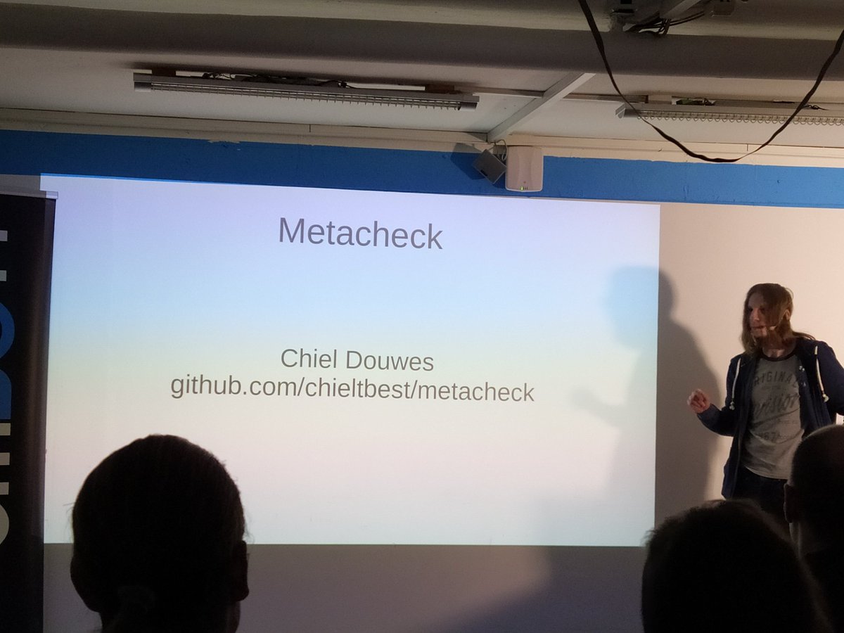 emBOconference's tweet photo. Things are getting even more fancy: @chieltbest about metachecks https://t.co/bIUlXRpnG0