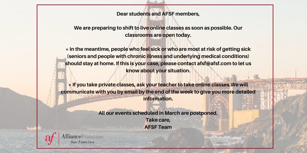 Alliance Française (@afsanfrancisco) on Twitter photo 
