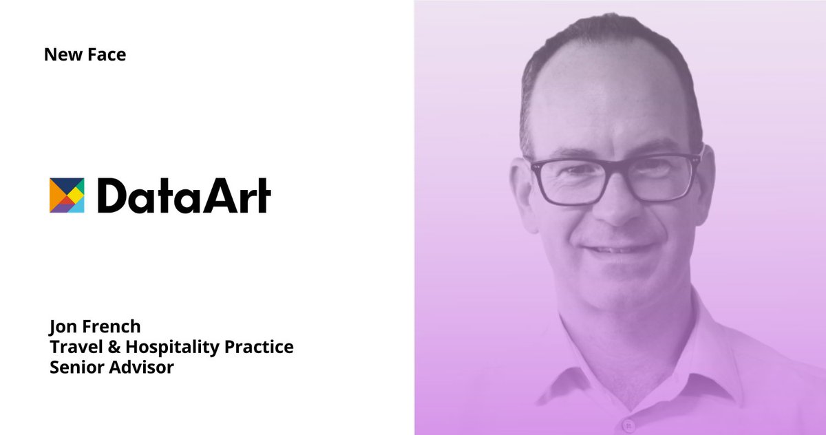 DataArt's tweet photo. We are pleased to announce a #Travel Industry business leader, Jon French, has joining #DataArt’s Travel &amp; Hospitality practice as a Senior Advisor. Mr. French has over 20 years’ experience, focusing on business development, distribution and purchasing strategies. #DataArtTravel https://t.co/QmkW6dAvSH