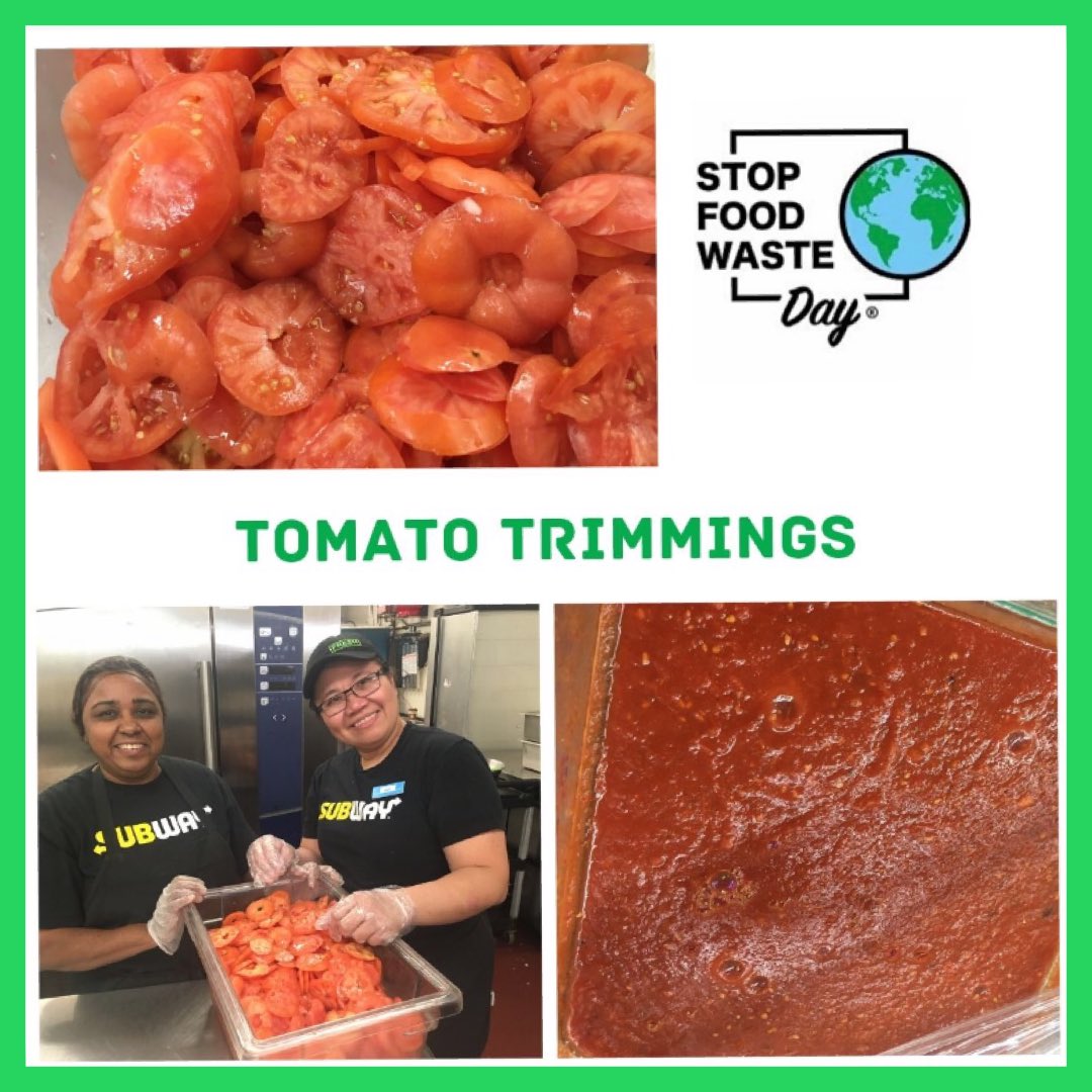 Parts of the tomato other than the flesh including trimmings not only perfectly fine to eat but highly nutritious. Almost 30% of the tomato is wasted when the skin, both ends, seeds and the core are removed for processing tomatoes into tomato paste or some other recipes.