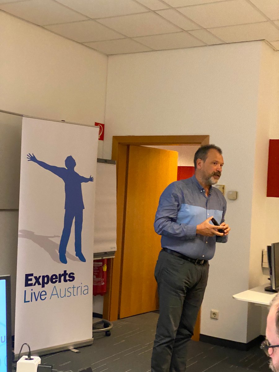 stefandenninger's tweet photo. #ExpertsLiveCafe heute aus Wien!! #WVD und #CloudSecurity geliefert von @Noebauer und Christian Decker @ExpertsLiveAT InPerson AND #teamsliveevent https://t.co/WjQDttBHwD