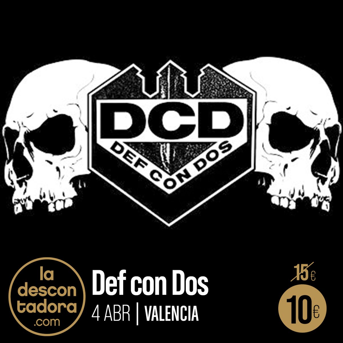 💥Hasta el #coronavirus quiere ver a DEF CON DOS en su gira XXX Aniversario

ow.ly/KjHS50yIPt8

🚩Presentando su nuevo disco #gilipollasnotienetraducción van a darlo todo porque nadie los va a parar
.
📅 4 de Abril en Valencia