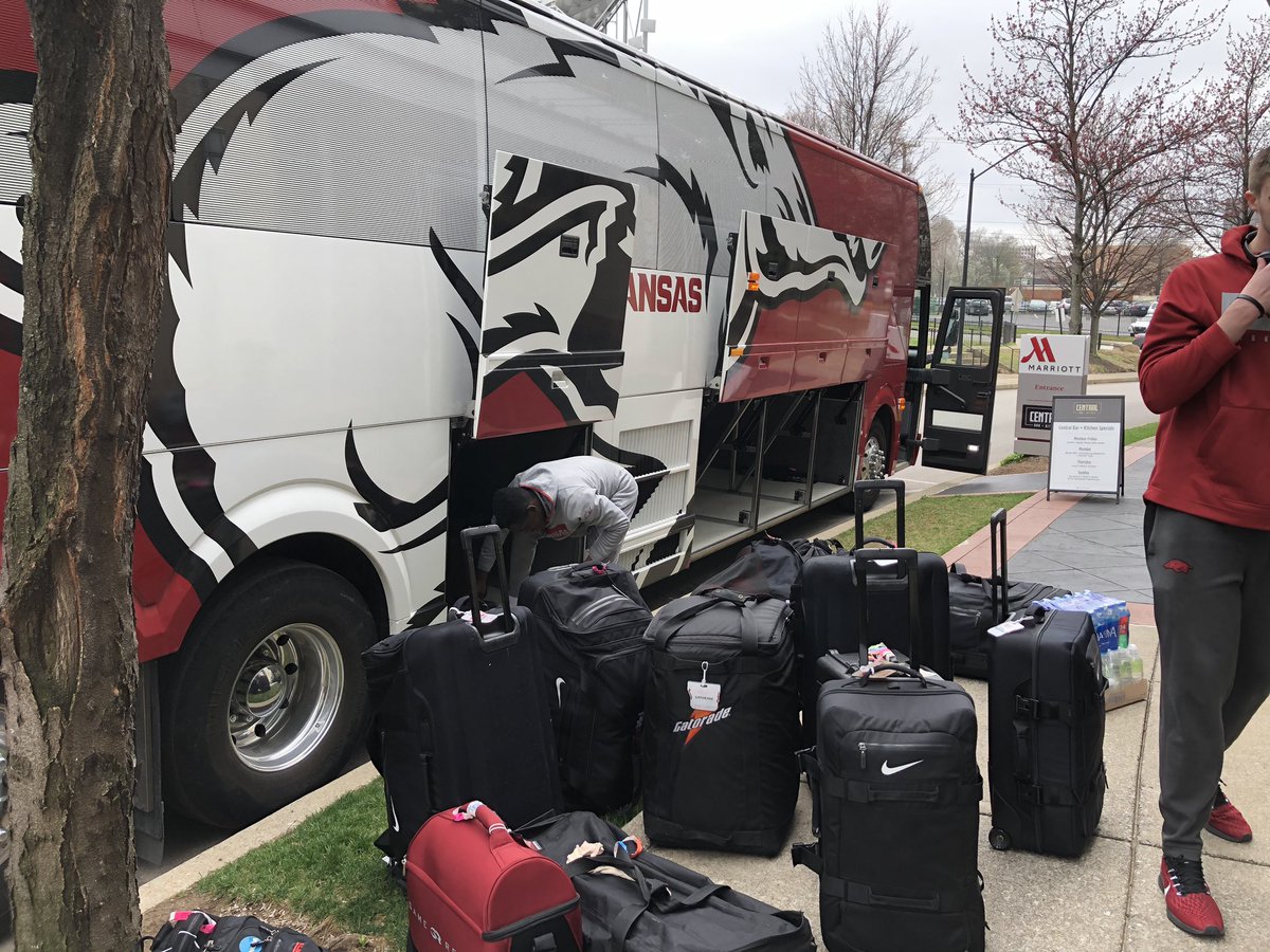 michaelmuss_13's tweet photo. Not the scene you expect to see the morning after you advance in the SEC Tournament. Sad week in sports history. https://t.co/wG0BHfGSGe